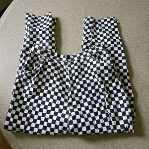 Vtg 80s checkerboard pants